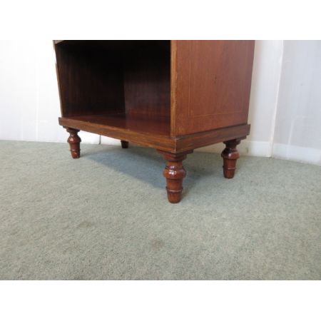 Antikes Bücherregal / waterfall bookcase mit Intarsien