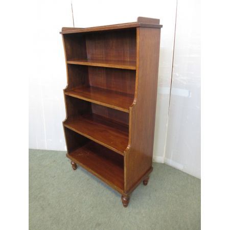 Antikes Bücherregal / waterfall bookcase mit Intarsien