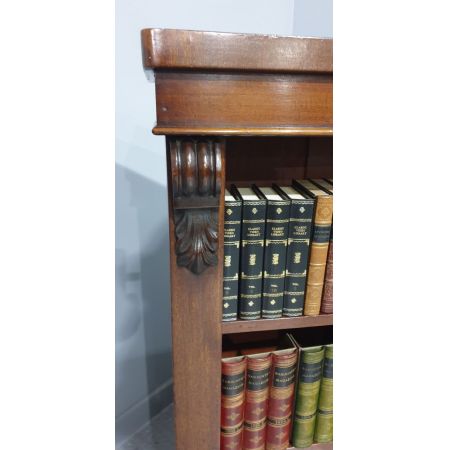 Antikes Viktorianisches Bücherregal aus Mahagoni