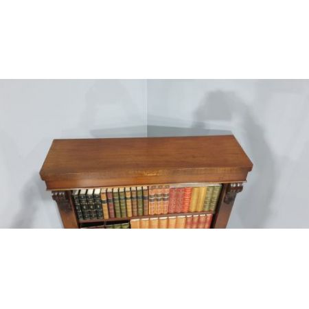 Antikes Viktorianisches Bücherregal aus Mahagoni