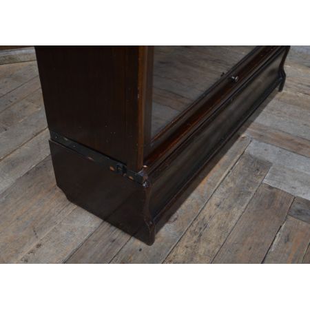 Antikes Edwardianisches Bücherregal aus Eichenholz, Globe Wernicke