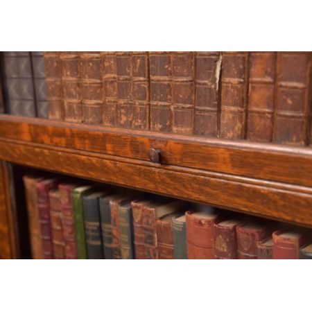 Beeindruckendes Eichen-Bücherregal aus der Edwardianischen Epoche