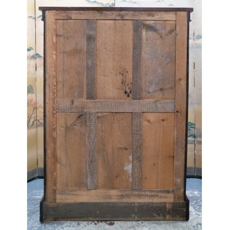 Antikes viktorianisches Bücherregal / open bookcase aus Mahagoni