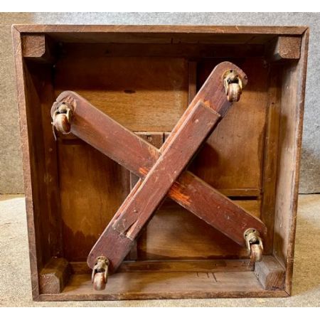 Antikes Edwardianisches Bücherregal / revolving bookcase aus Mahagoni mit Intarsien