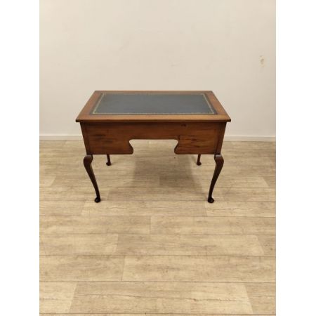 Antiker Edwardianischer Massivholz-Damenschreibtisch aus Mahagoni für Büroarbeit und Schreibarbeiten