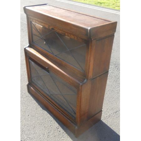 Bücherschrank / Büchervitrine / stacking bookcase von Warwick aus Eichenholz