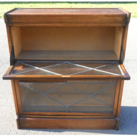 Bücherschrank / Büchervitrine / stacking bookcase von Warwick aus Eichenholz