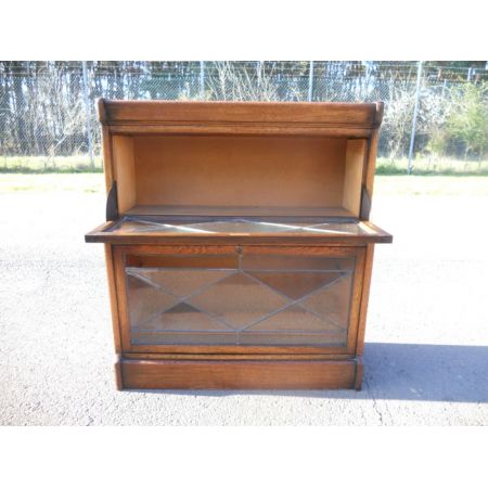 Bücherschrank / Büchervitrine / stacking bookcase von Warwick aus Eichenholz