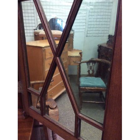 Antiker Bücherschrank / bookcase aus Eichenholz