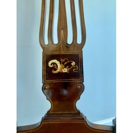 hochwertigen Edwardianischen Armsessel aus Mahagoni