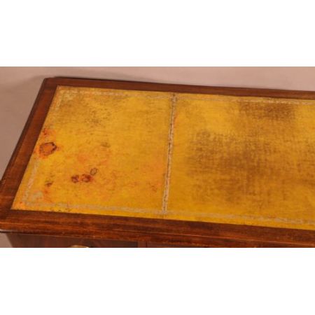 Großer viktorianischen Schreibtisch / pedestal desk aus Mahagoni