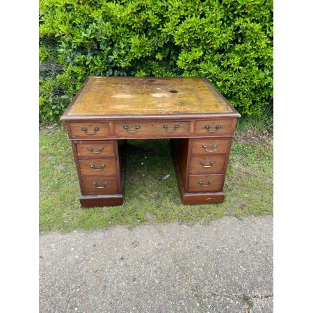 Antiker Viktorianischer Schreibtisch / partners desk
