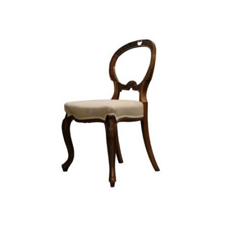 Schönes Paar viktorianischer Stühle aus dem 19. Jahrhundert aus Nussbaumholz