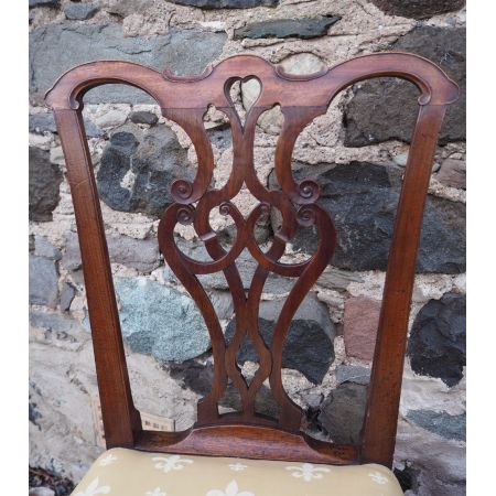 Ein Paar Georgianische Stühle im "Chippendale" Design aus Mahagoni