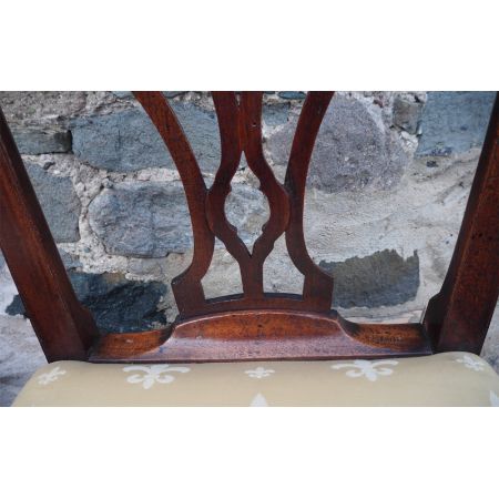 Ein Paar Georgianische Stühle im "Chippendale" Design aus Mahagoni