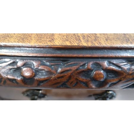 Hochwertiger edwardianischer Partnersdesk aus Mahagoni im georgianischen Stil