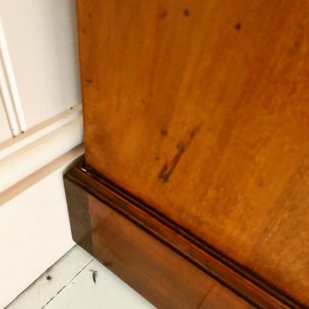 Hochwertiger Schreibtisch aus Massivmahagoni aus der späten 19. Jahrhunderts