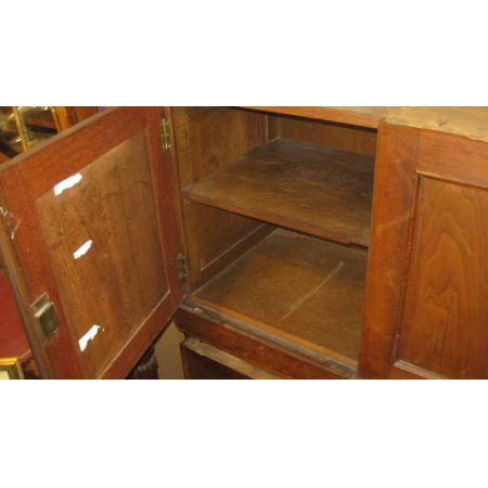 Hochwertiger viktorianischer Partnersdesk aus verblasstem Mahagoni