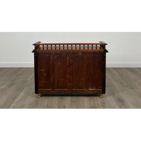 Hochwertiger Schreibtisch mit Lederplatte aus der edwardianischen Epoche, gefertigt aus Mahagoni