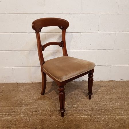 Antiker Satz von sechs viktorianischen Mahagoni-Dining-Stühlen, hergestellt aus hochwertigem Mahagoni