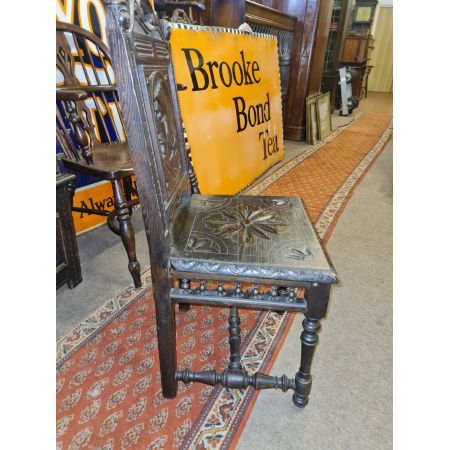 Paar schöner viktorianischer Hallchairs