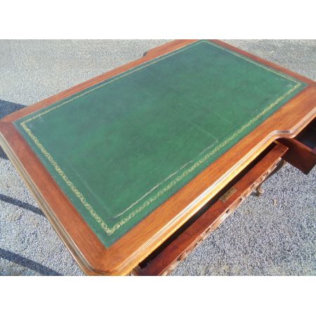 Eleganter, viktorianischer ladiesdesk / Schreibtisch mit Lederfläche