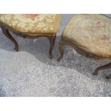 Set klassischer französischer Esszimmerstühle aus Eiche