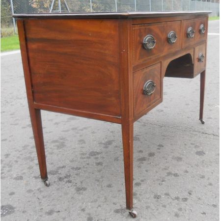 Edler mahagoni Schreibtisch aus der edwardianischen Epoche