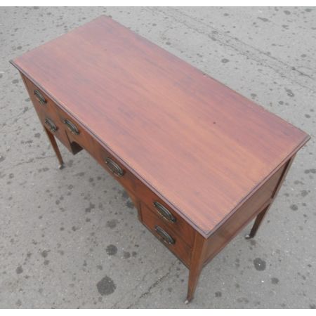 Edler mahagoni Schreibtisch aus der edwardianischen Epoche
