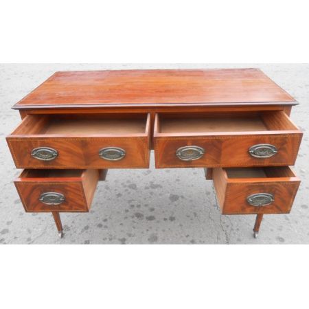 Edler mahagoni Schreibtisch aus der edwardianischen Epoche