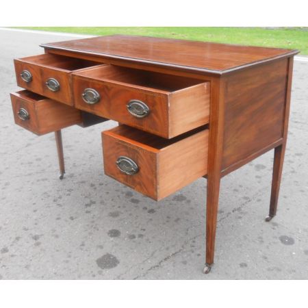 Edler mahagoni Schreibtisch aus der edwardianischen Epoche