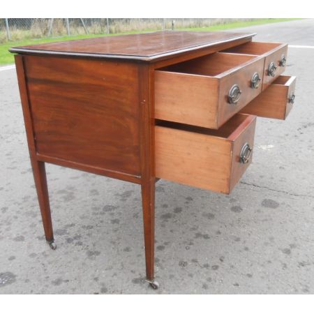 Edler mahagoni Schreibtisch aus der edwardianischen Epoche