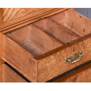 Schöner spätviktorianischer Schreibtisch / Partnersdesk aus Walnussholz, aus der Zeit um 1880