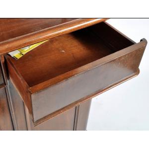 Antiker Bibliotheks Bücherschrank / library bookcase aus Mahagoni