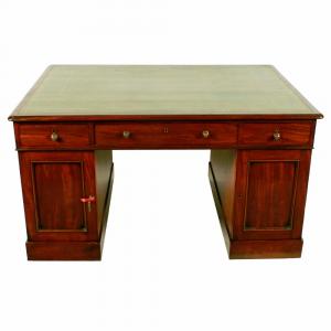 Antiker Georgianischer Schreibtisch / partners desk aus Mahagoni