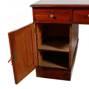 Antiker Georgianischer Schreibtisch / partners desk aus Mahagoni