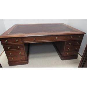 Antiker Viktorianischer Schreibtisch / partners desk aus Mahagoni