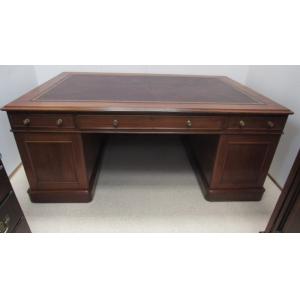 Antiker Viktorianischer Schreibtisch / partners desk aus Mahagoni