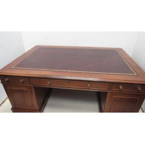 Antiker Viktorianischer Schreibtisch / partners desk aus Mahagoni