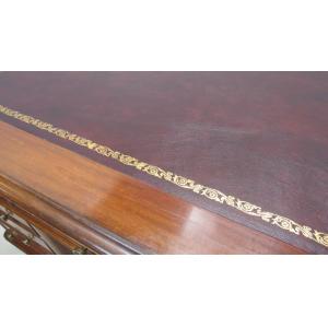 Antiker Viktorianischer Schreibtisch / partners desk aus Mahagoni