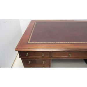 Antiker Viktorianischer Schreibtisch / partners desk aus Mahagoni