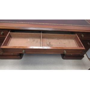 Antiker Viktorianischer Schreibtisch / partners desk aus Mahagoni