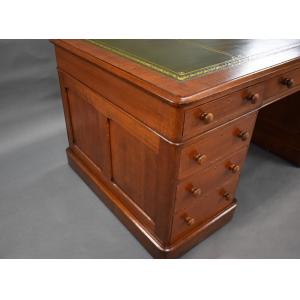 Antiker Viktorianischer Schreibtisch / partners desk aus Eichenholz