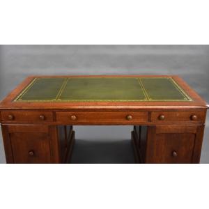 Antiker Viktorianischer Schreibtisch / partners desk aus Eichenholz