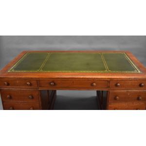 Antiker Viktorianischer Schreibtisch / partners desk aus Eichenholz