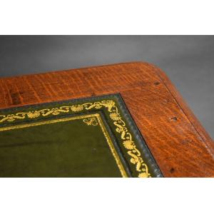 Antiker Viktorianischer Schreibtisch / partners desk aus Eichenholz