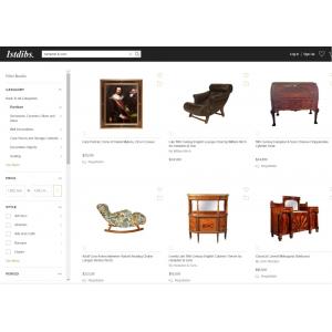 Antiker Hampton & Sons Schreibtisch / pedestal partners desk aus Mahagoni