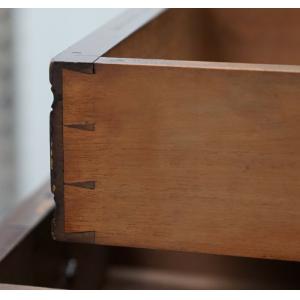 Antiker Hampton & Sons Schreibtisch / pedestal partners desk aus Mahagoni