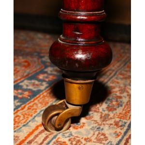 Antiker partnersdesk aus Mahagoni im Stil von William IV