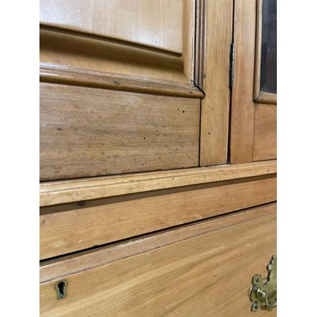 Edwardianische Kleiderschrank mit Spiegeltür